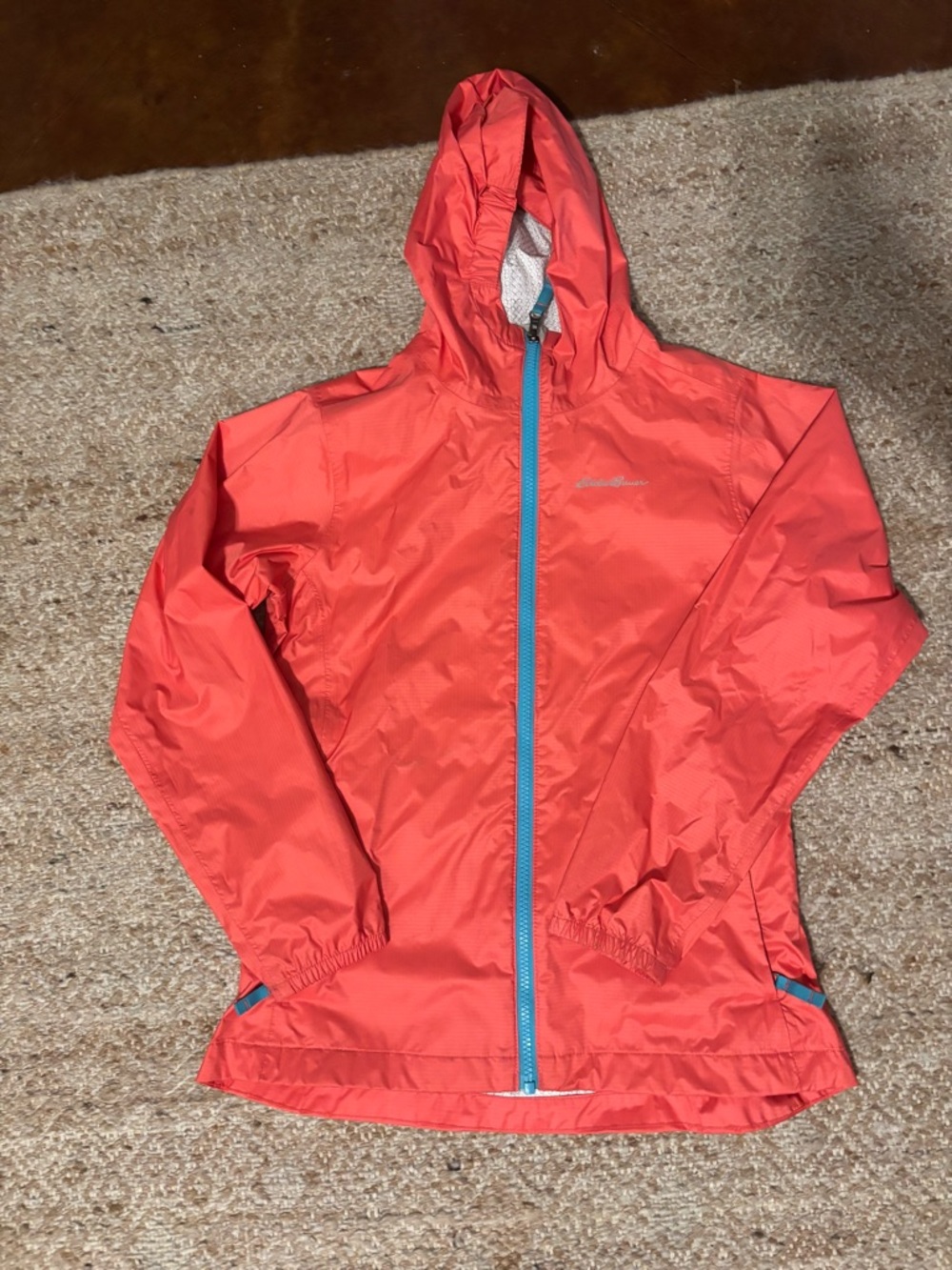 Pink and blue kids raincoat